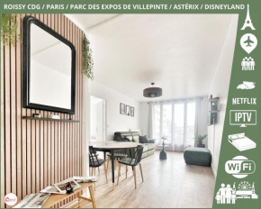 Appartement proche Roissy CDG, Parc expos de Villepinte, Disneyland, Paris, Astérix
